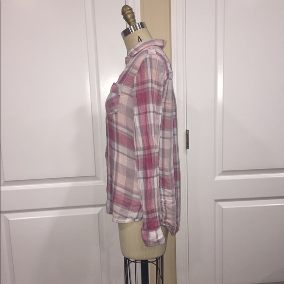 Express Button Down Boyfriend Shirt - Picture 2 of 5